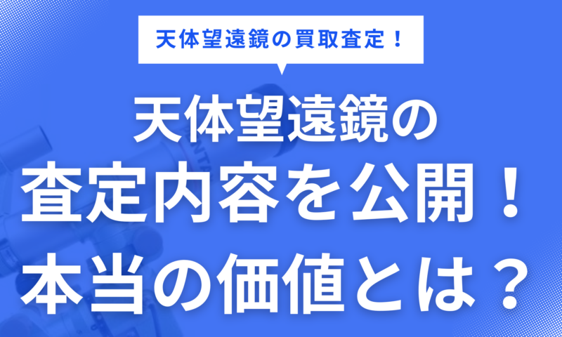 査定内容を公開！本当の価値とは？